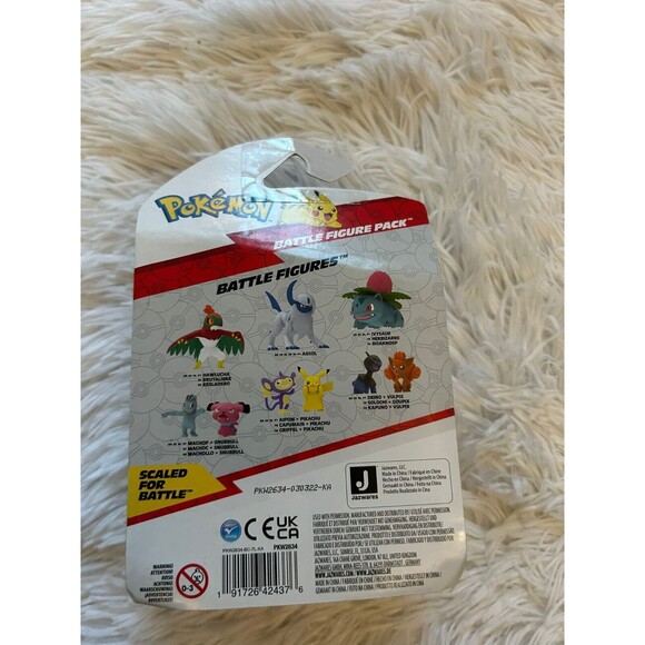 New Pokemon Machop + Snubbull Battle Figure Pack Toy - Picture 3 of 3